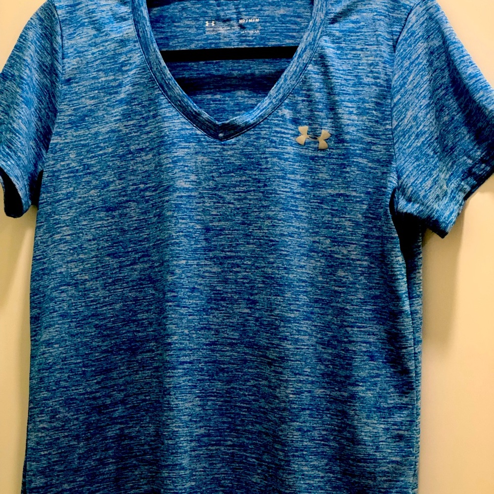 Blue athletic tee medium